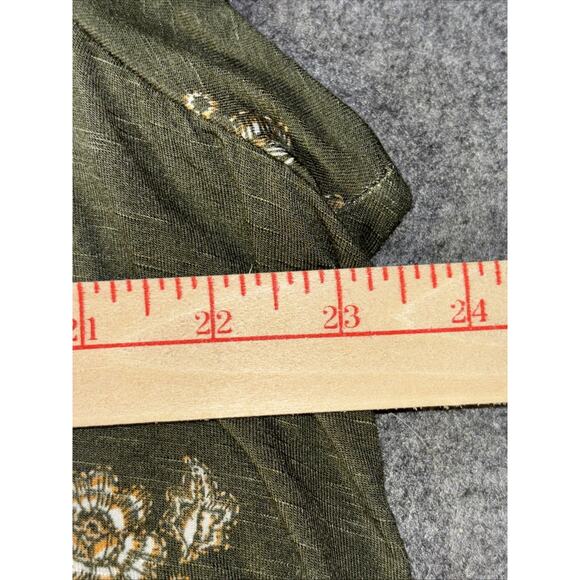 NWT Daniel Rainn Womens Sz 2X Patoka Pleated Split Neck Flower Top NWT - Picture 5 of 8